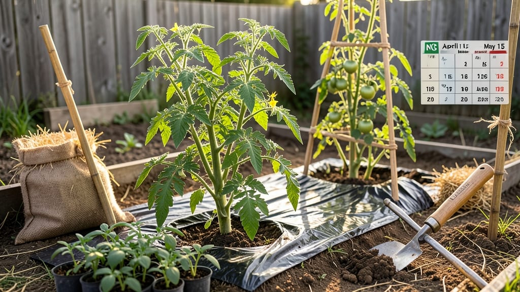 When Do You Plant Tomatoes in North Carolina: Frost-Free Timeline by Zone 7a-8b Varieties