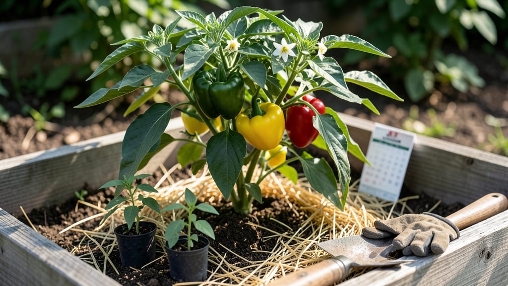 When to Plant Bell Peppers in Michigan: Last-Frost Dates by Variety & Soil Warmth Tricks