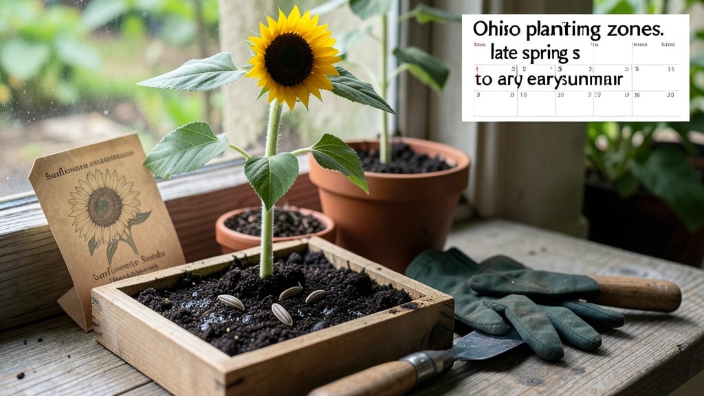 When Should I Plant Sunflower Seeds in Ohio: Frost-Free Timeline by County for Peak Blooms